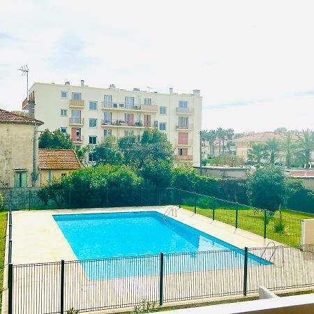 Les Palmiers - Appartement Avec Piscine Proche Plages - Wifi Et Clim Antibes Bagian luar foto