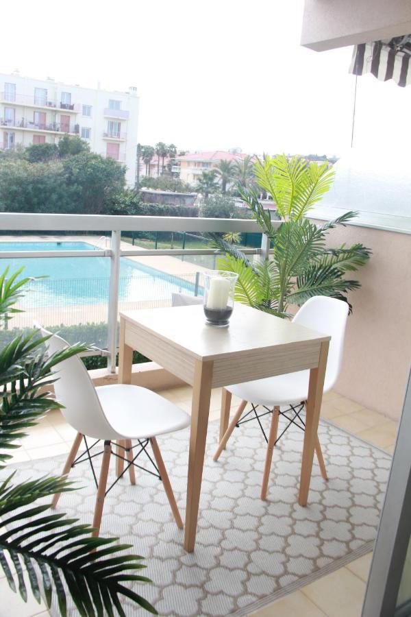 Les Palmiers - Appartement Avec Piscine Proche Plages - Wifi Et Clim Antibes Bagian luar foto