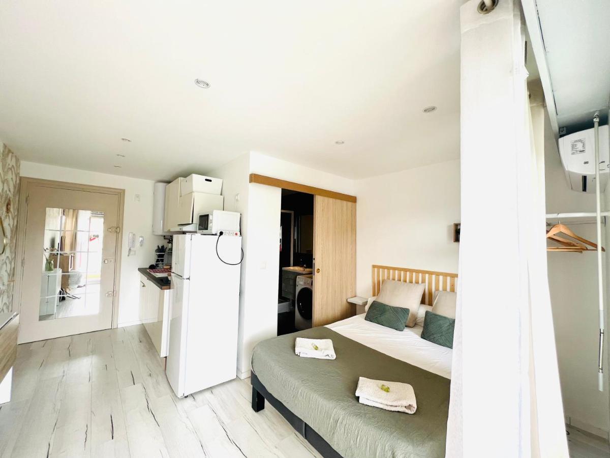 Les Palmiers - Appartement Avec Piscine Proche Plages - Wifi Et Clim Antibes Bagian luar foto